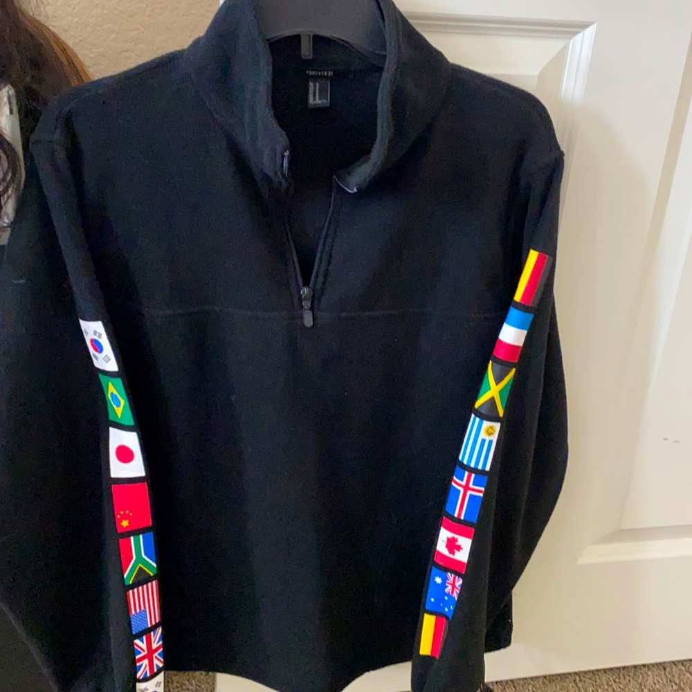 Olympic fleece pullover